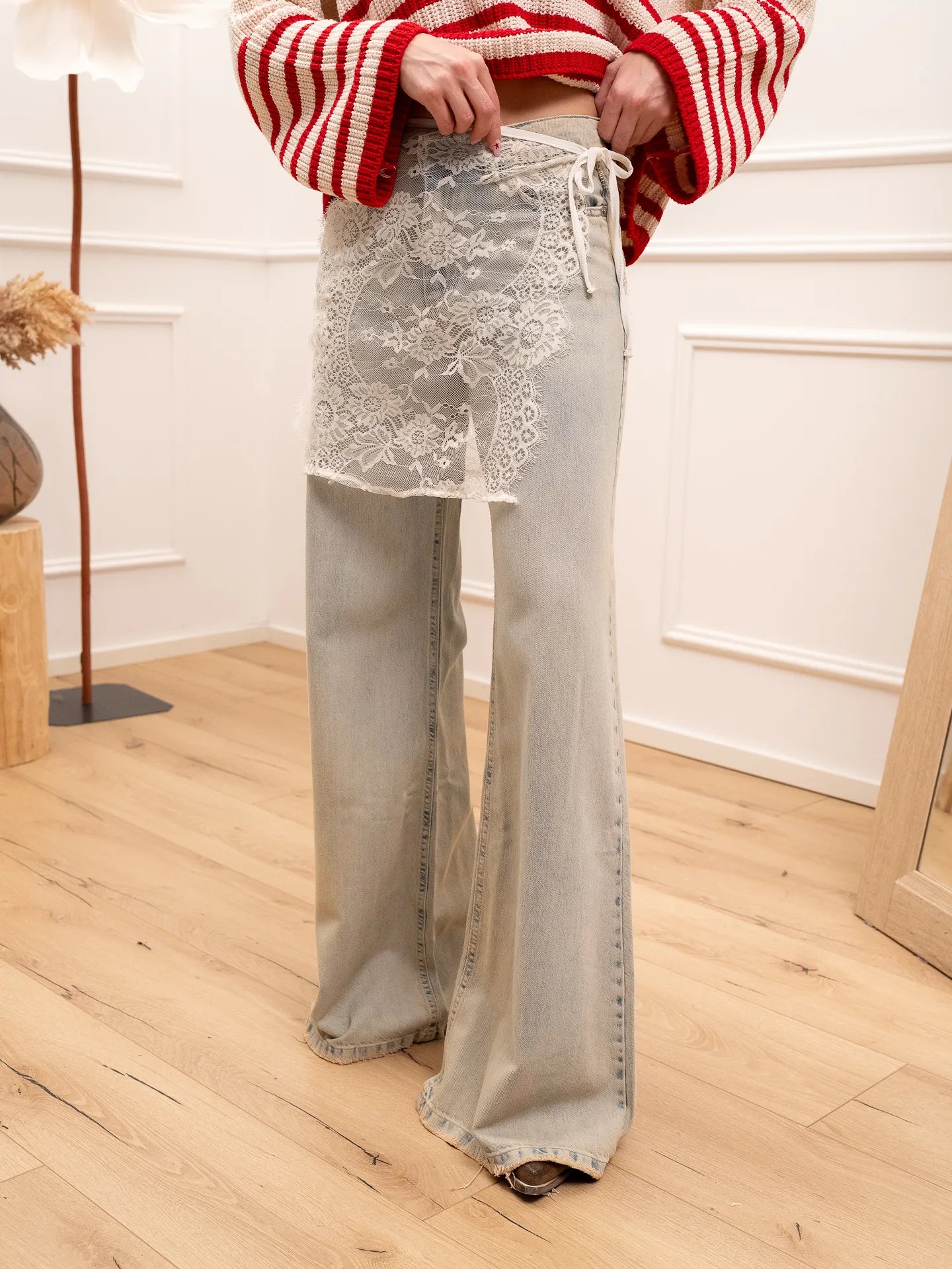 Pareo in pizzo bianco - Tensione In