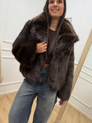 Pelliccia Sissy moro crop - HaveOne