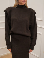 Maglia Shape con spalline misto lana - Kontatto