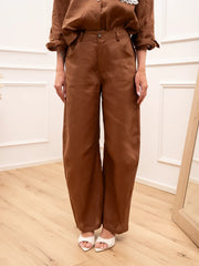 Pantaloni Dreamer bruciato in lino - Tensione In