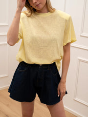 T shirt vedo non vedo limone a mezza manica - Crispy