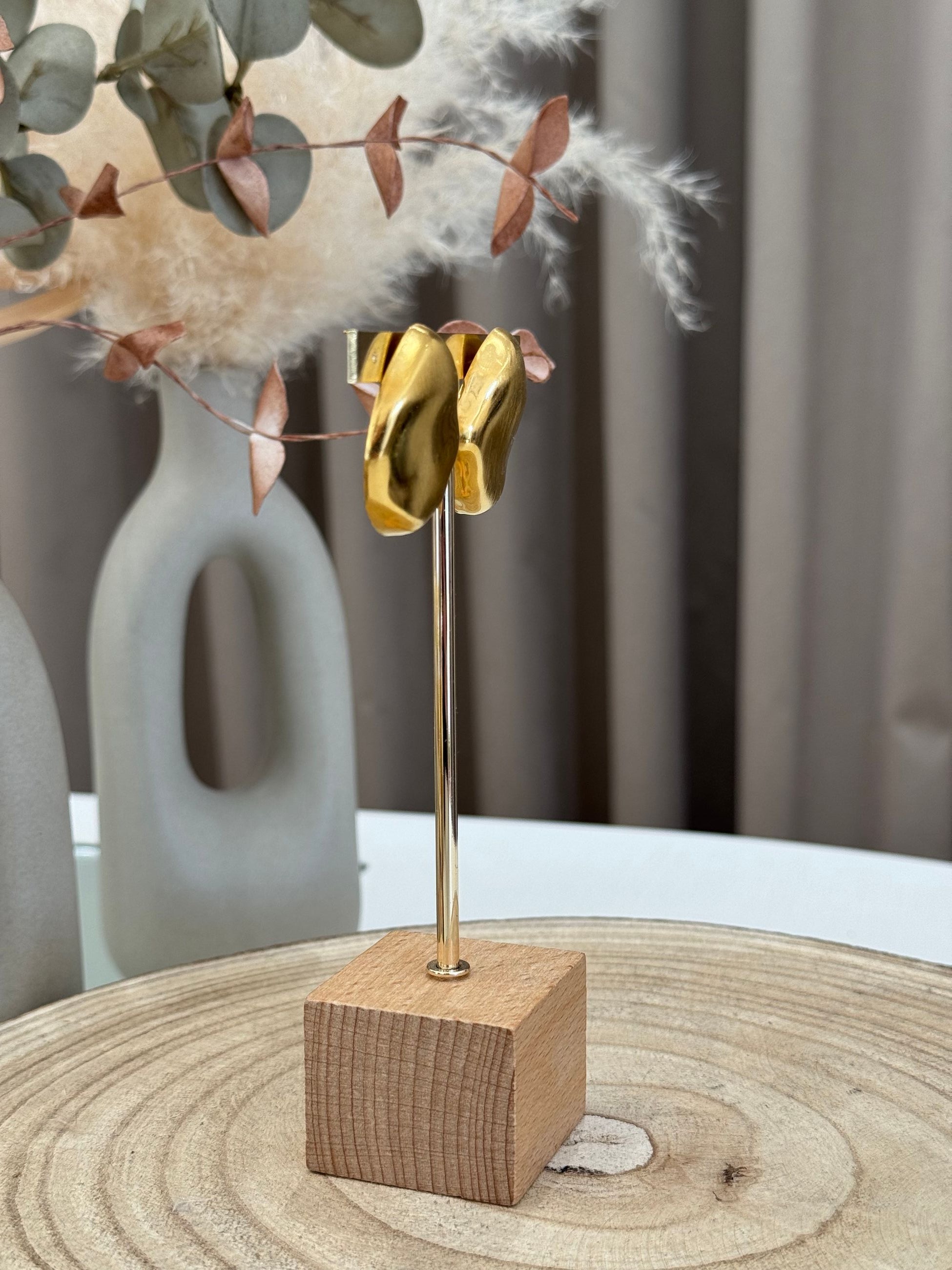 Orecchini Iride opaco oro - Calibro Shop