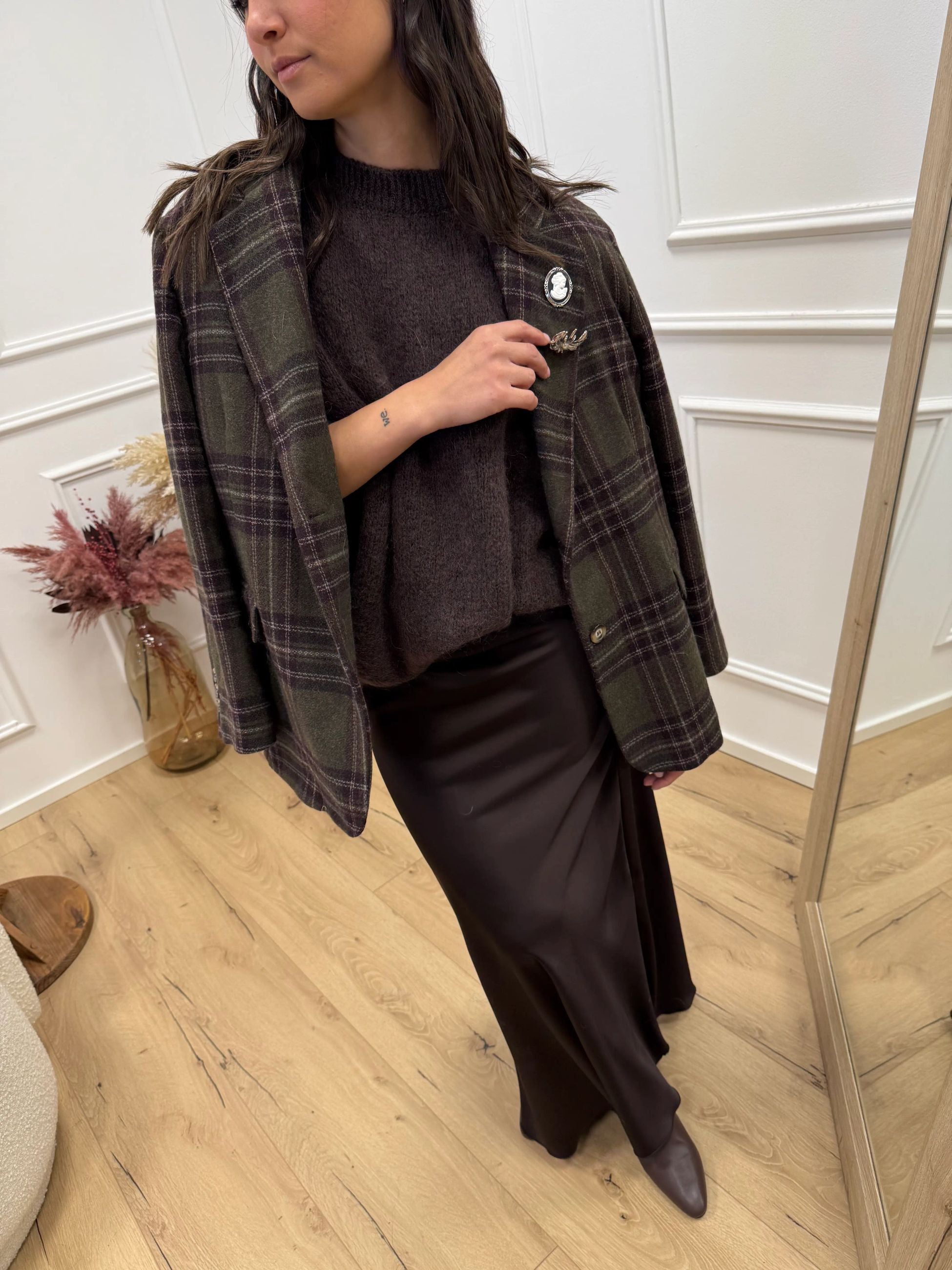 Gonna Gaia moro in satin lunga - Dixie