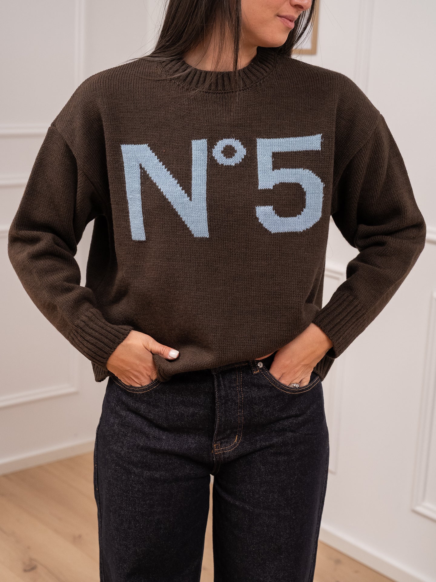 Maglia n.5 moro e celeste - Tensione In