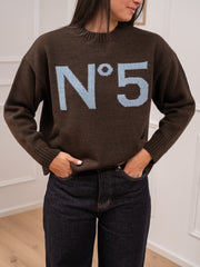 Maglia n.5 moro e celeste - Tensione In