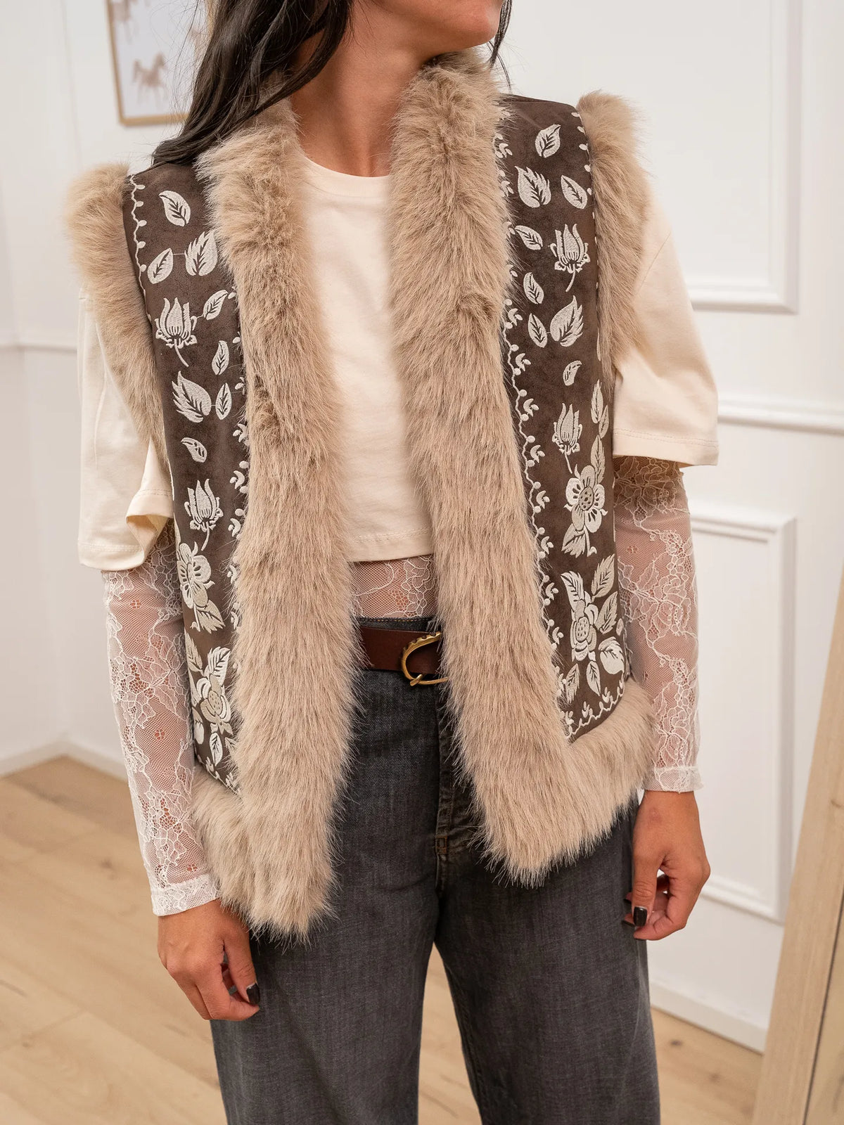 Gilet Cortina scamosciato - Dixie
