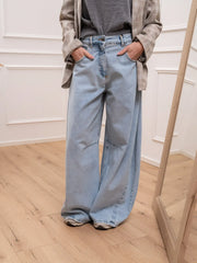 Jeans Louvre barrel fit con pinces - Tensione In