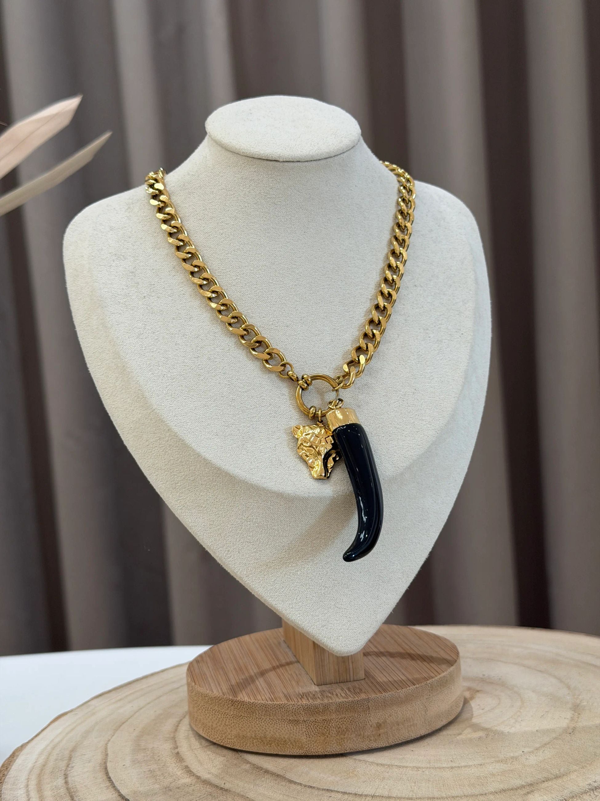 Collana corno nero - Calibro Shop