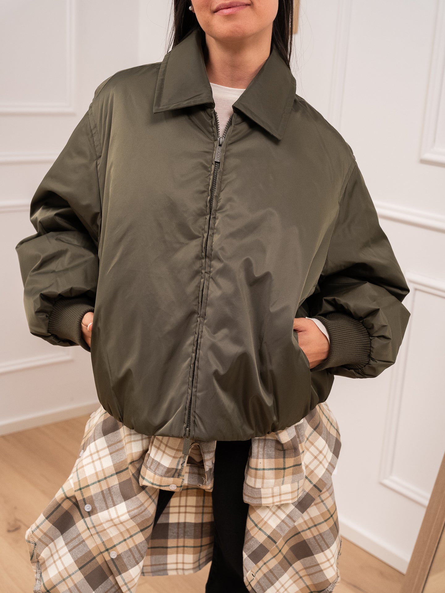 Bomber militare in nylon - Vicolo