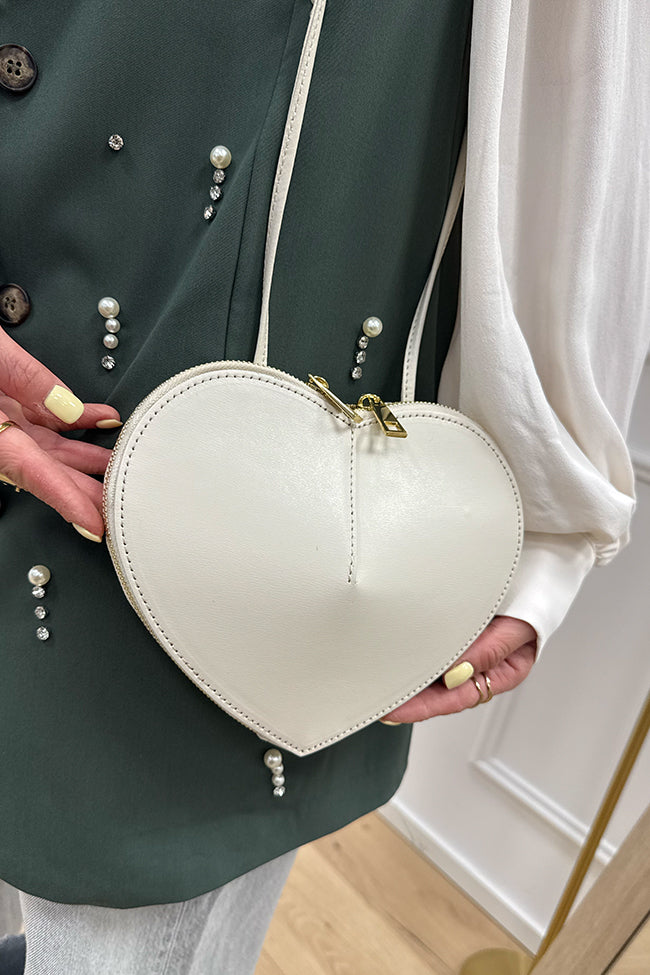 Borsa Cuoricino avorio - Calibro Shop
