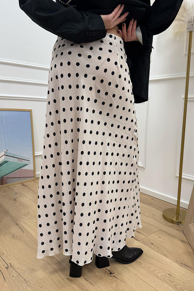 Gonna stampa pois svasata sul fondo - SoAllure