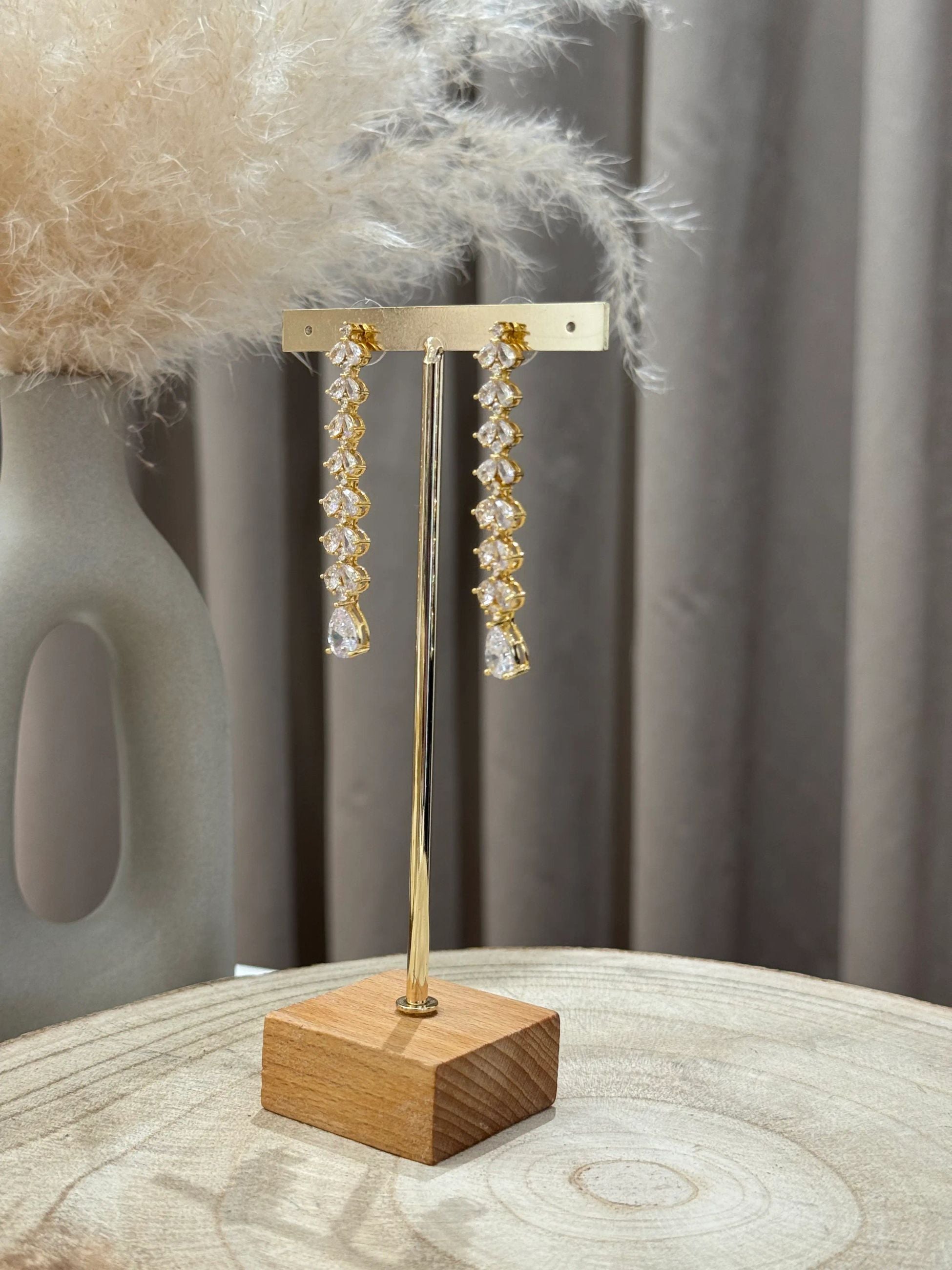 Orecchini pendenti sparkling oro - Calibro Shop