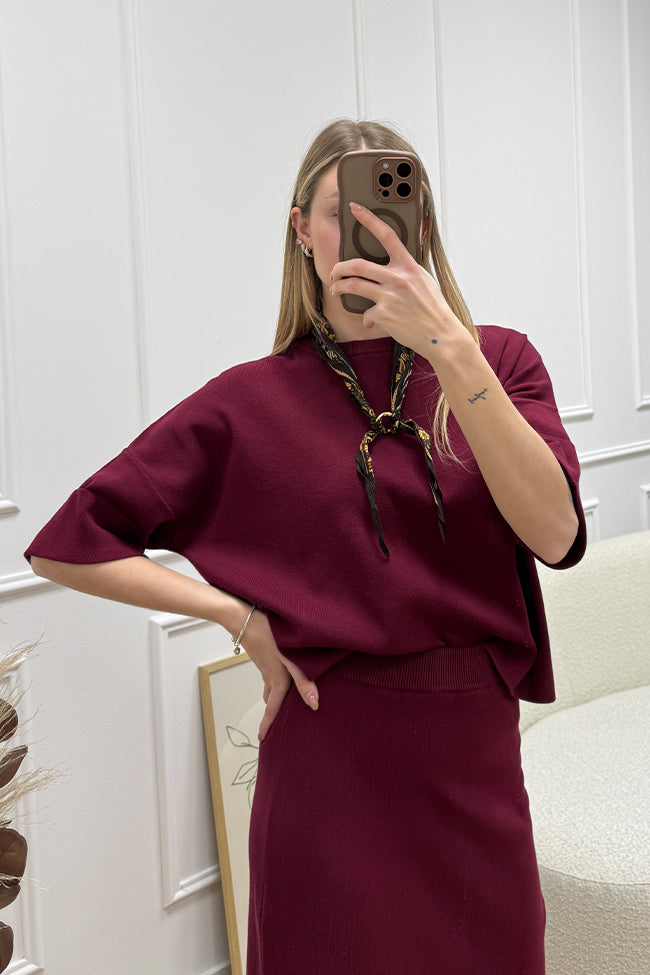 Maglia ribes mezza manica con risvolto - Kontatto