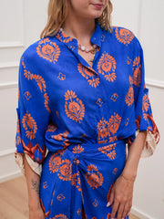 Camicia coreana Blu Lagon - HaveOne