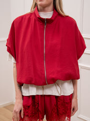 Bomber smanicato india con piping camel - HaveOne