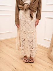 Gonna Ibiza crochet naturale - HaveOne