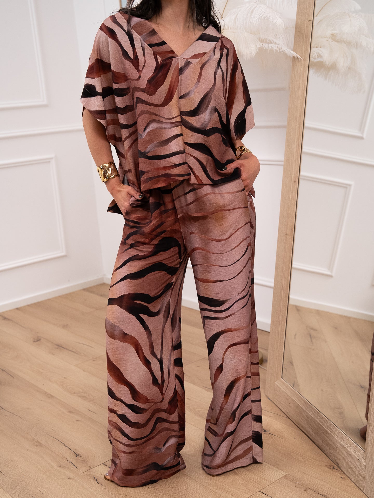 Set coordinato blusa e pantalone Safari - HaveOne