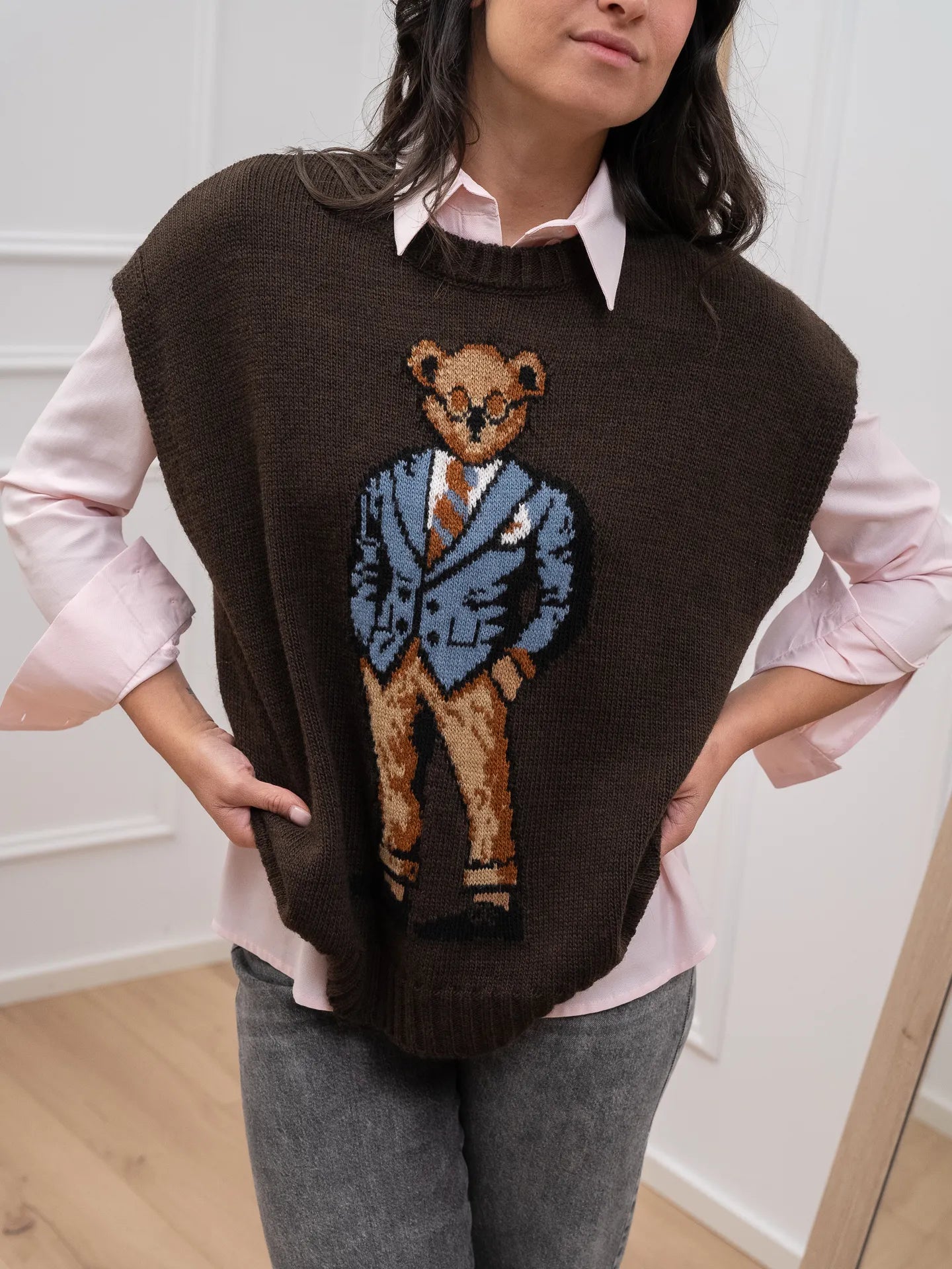 Gilet moro con orsetto - HaveOne