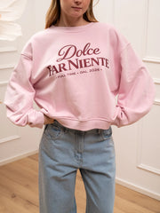 Felpa Dolce far niente rosa - Vicolo
