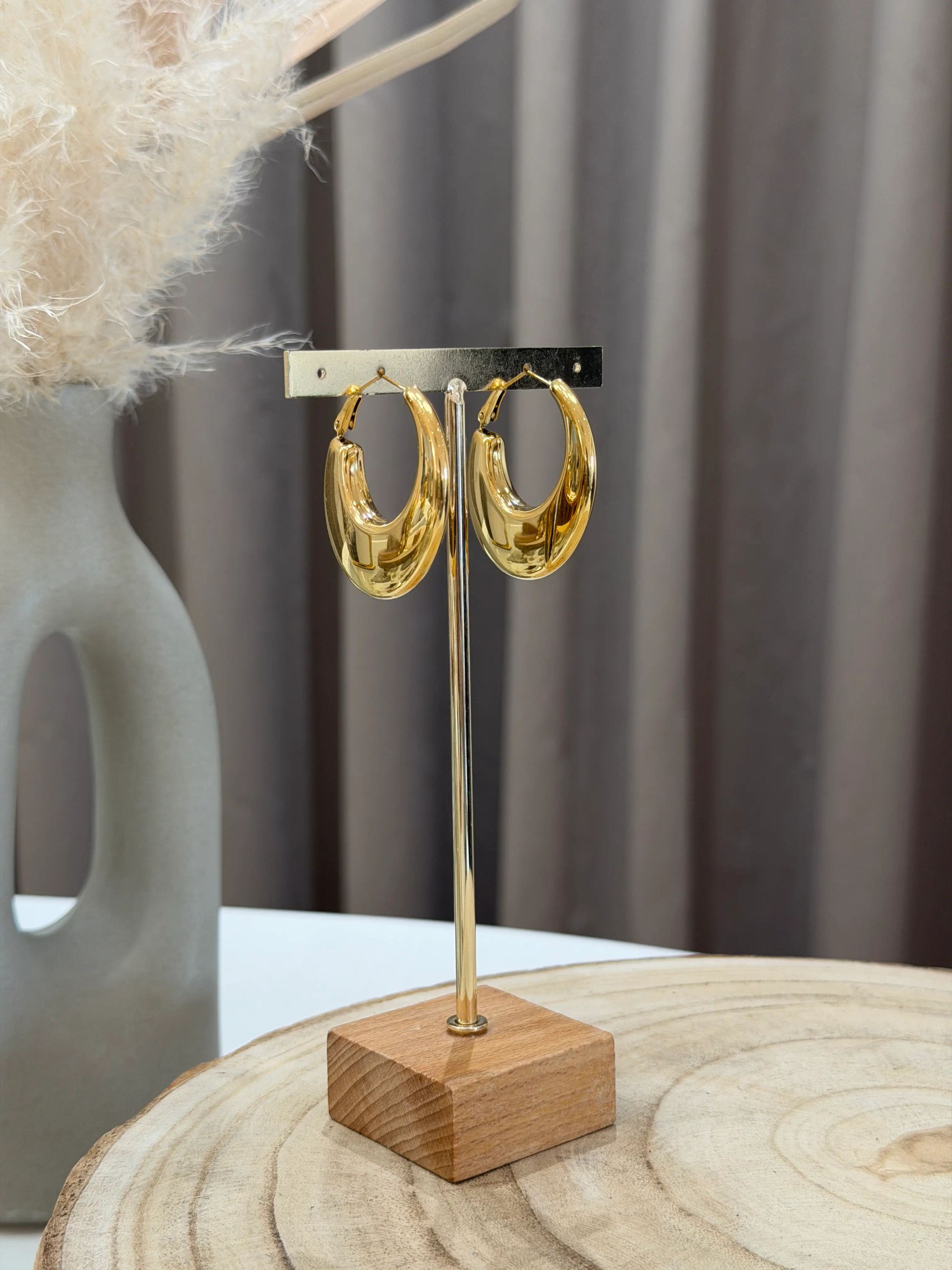 Orecchini moon bold oro - Calibro Shop