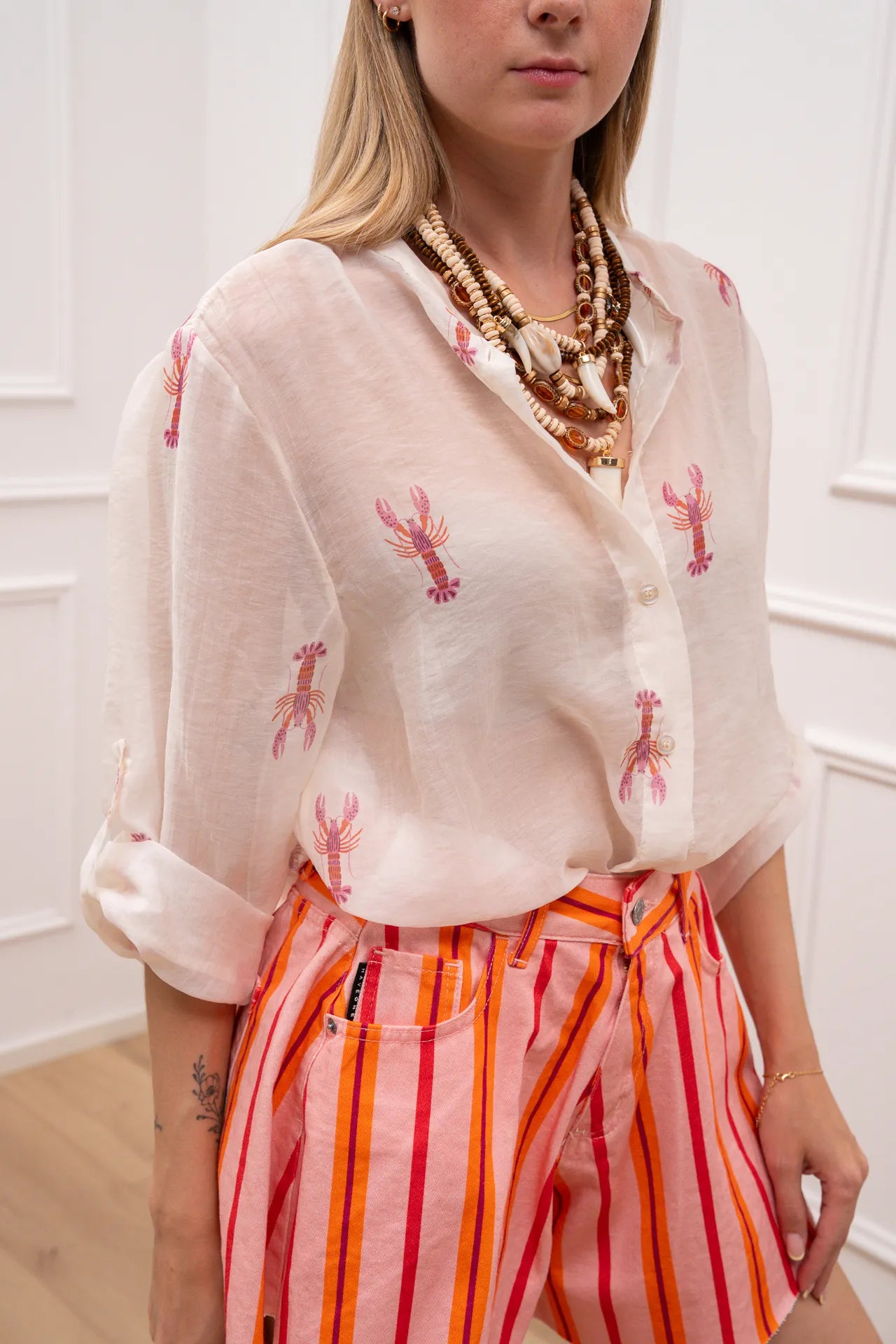 Camicia panna Aragosta in lyocell - HaveOne