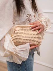 Borsa pasticcino crochet sabbia - Calibro Shop