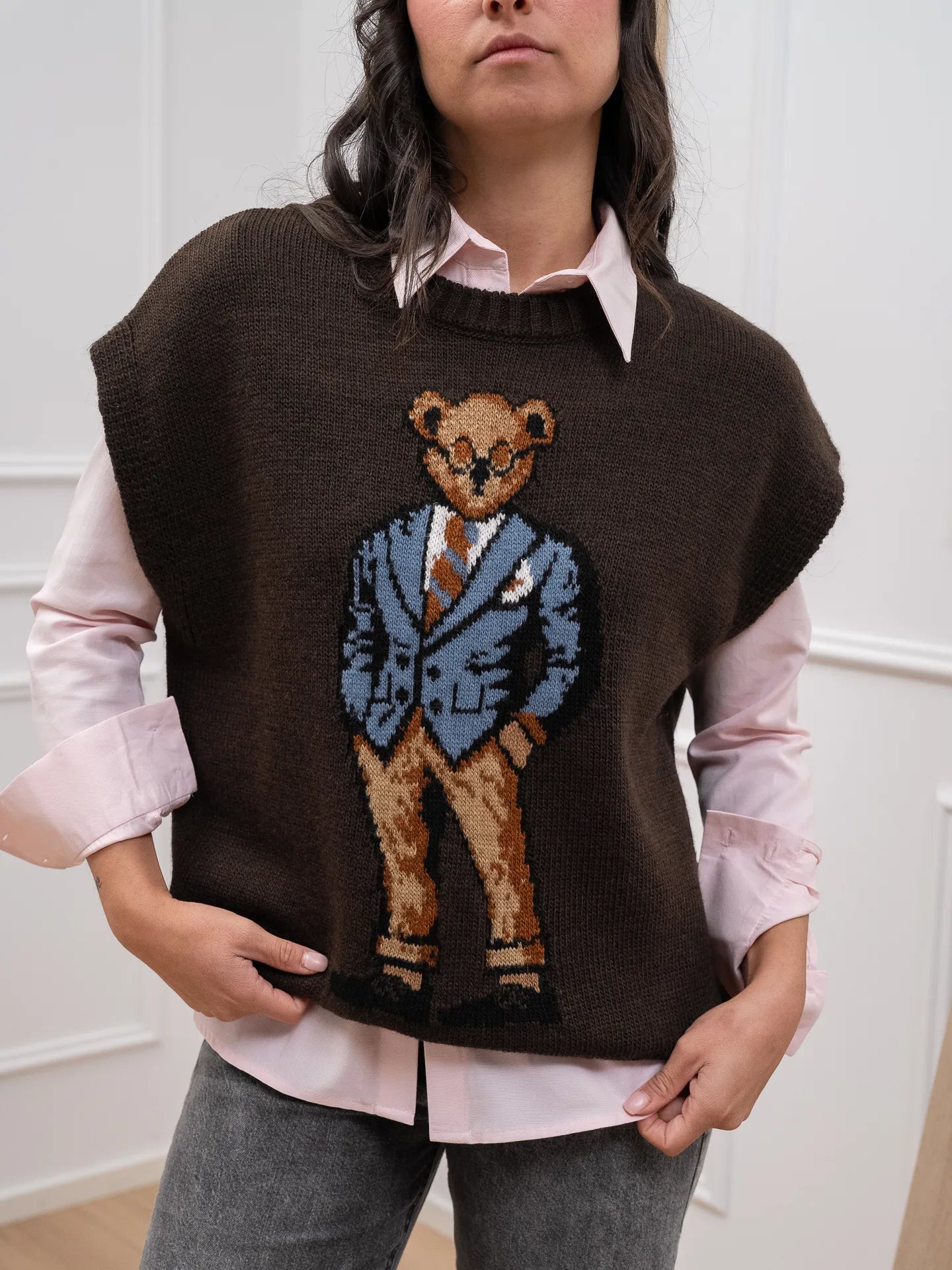 Gilet moro con orsetto - HaveOne