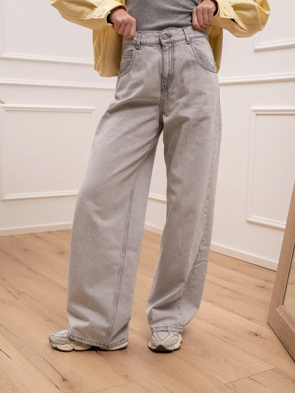 Jeans Mia grigio chiaro baggy fit - Vicolo