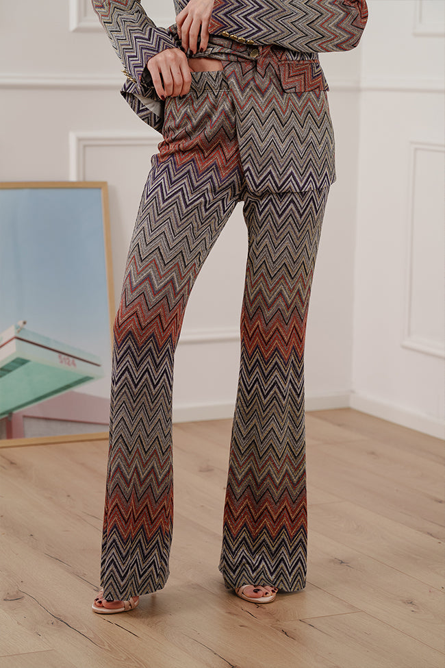 Pantaloni Missoni ruggine e blu - Vicolo
