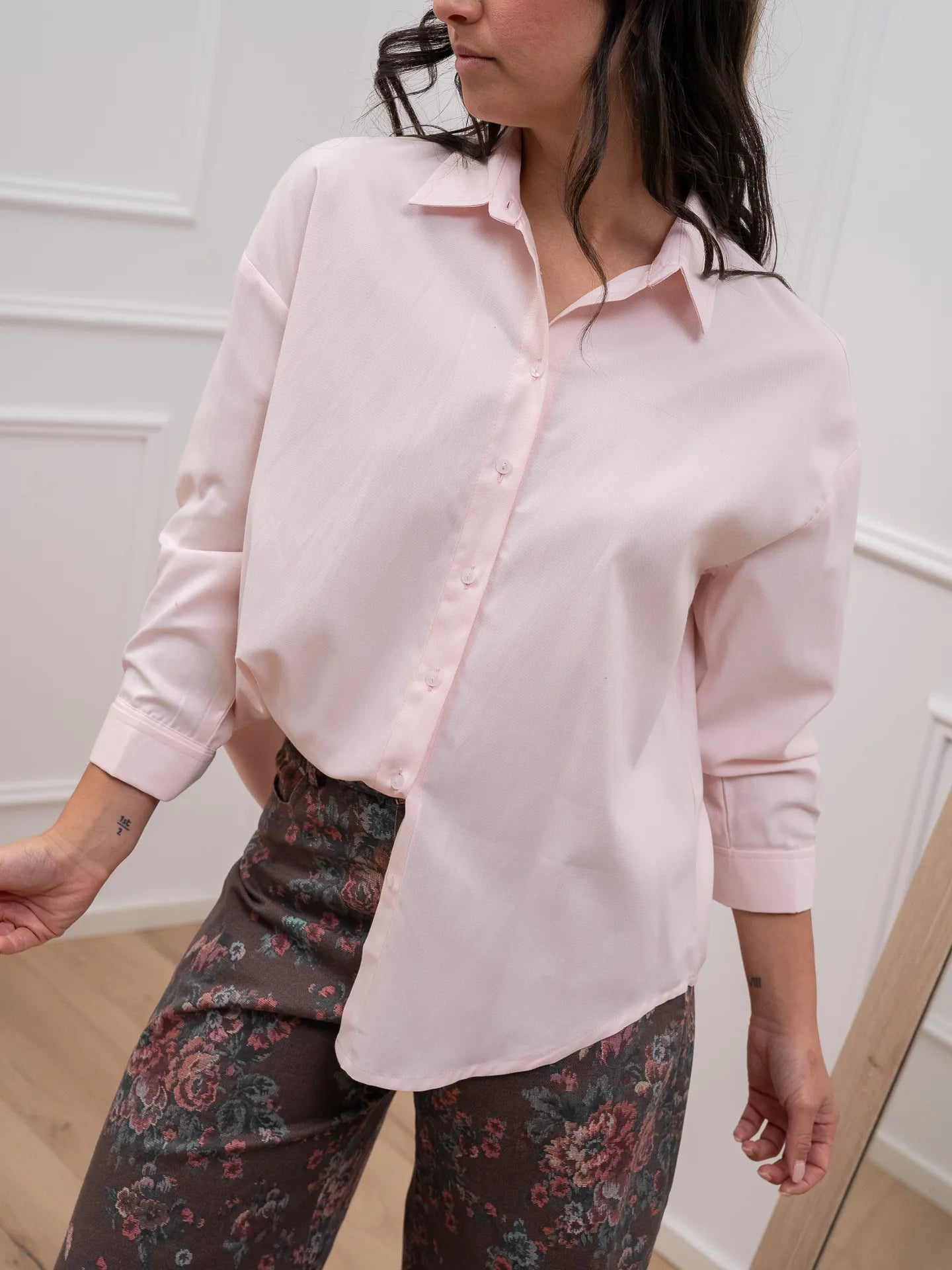 Camicia over rosa oxford - Dixie