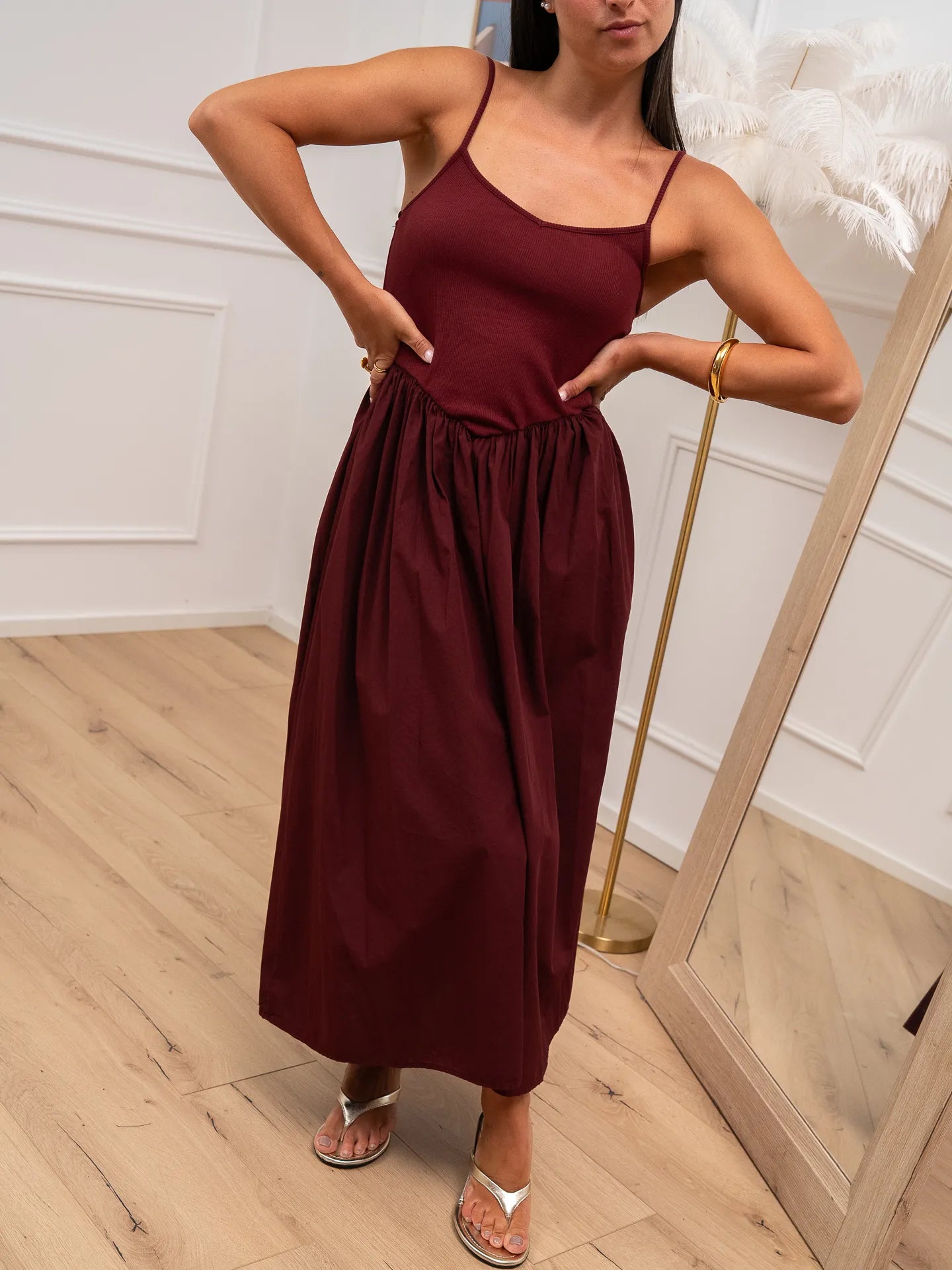 Vestito Naomi india bimateriale - Vicolo