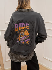 Felpa asfalto Ride Free - Vicolo