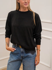 Maglia pizzo sul fondo misto lana e cashmere - Kontatto