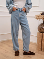 Jeans Laila denim chiaro in lyocell - Vicolo
