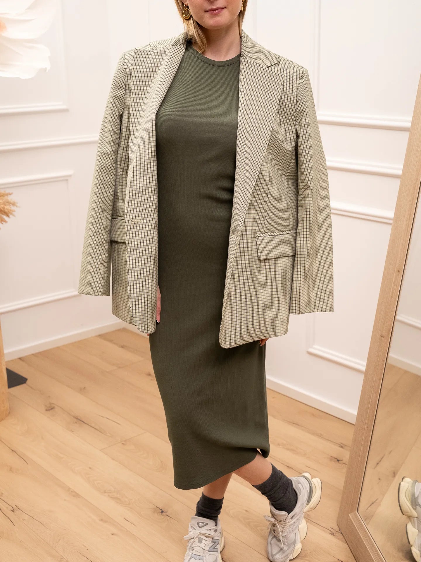 Vestito Greta militare a costine - Vicolo