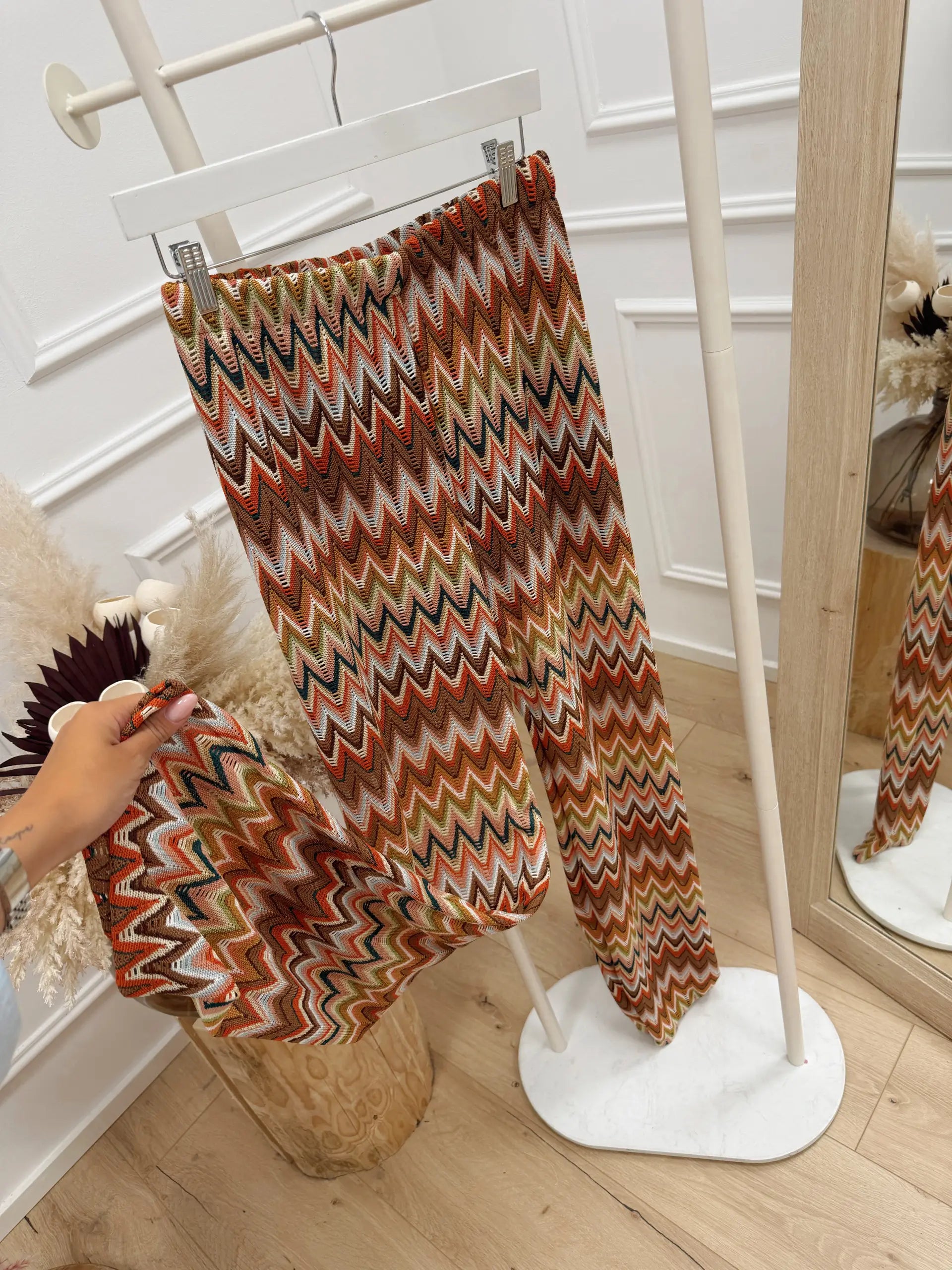 Pantaloni rainbow zig zag - Vicolo