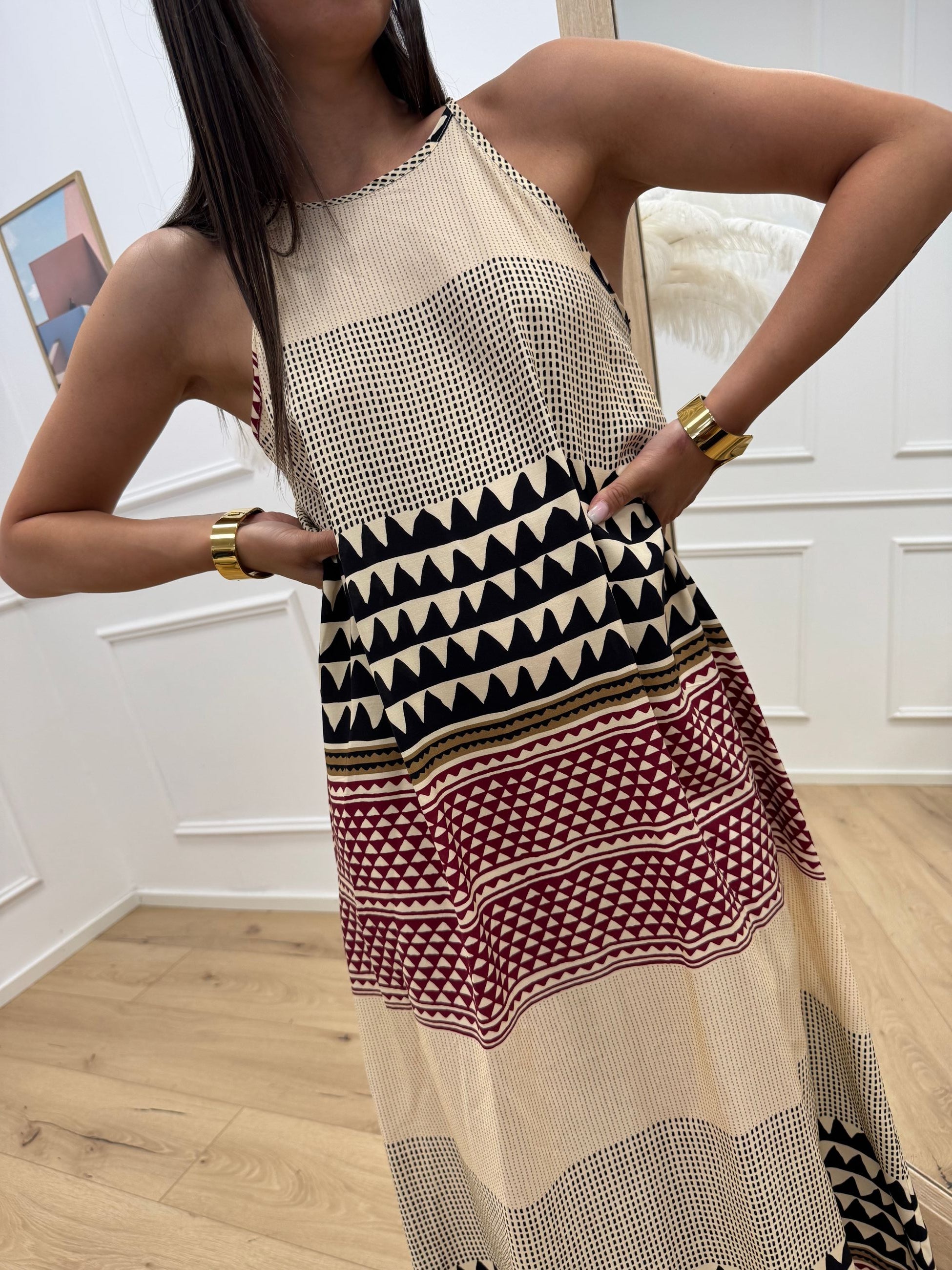 Vestito Tropic multicolor spalline fini - HaveOne