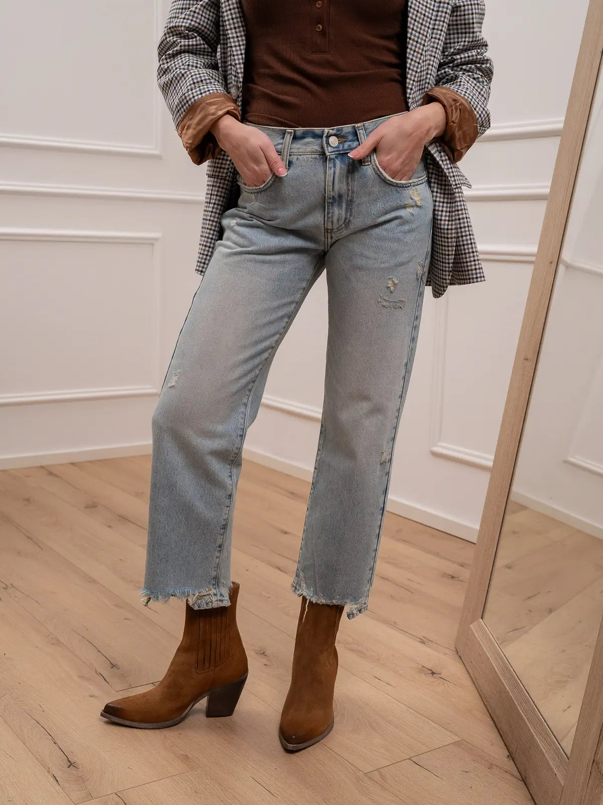 Jeans Zeke denim vintage con rotture - Vicolo