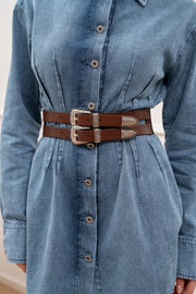 Cintura doppia moro banda elastica sul retro - Philia Loft