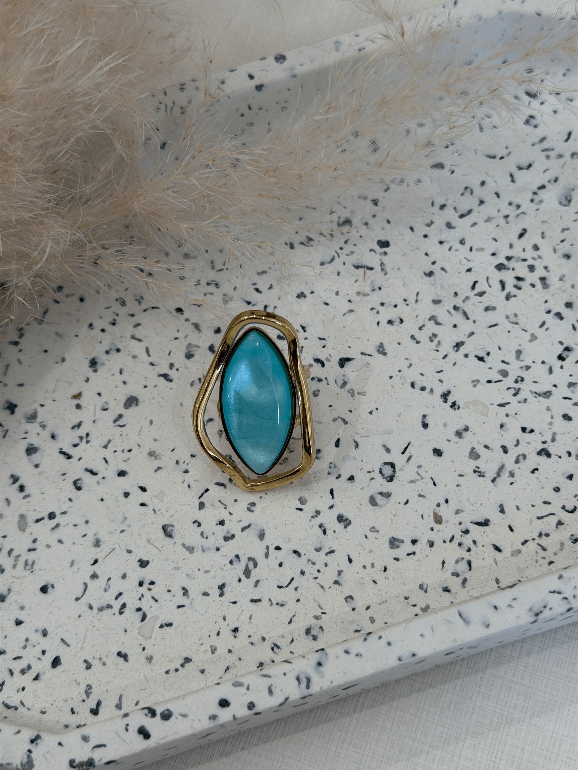 Anello Gemma turchese - Calibro Shop