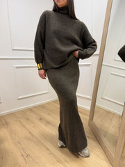 Set coordinato maglia e gonna moro - HaveOne