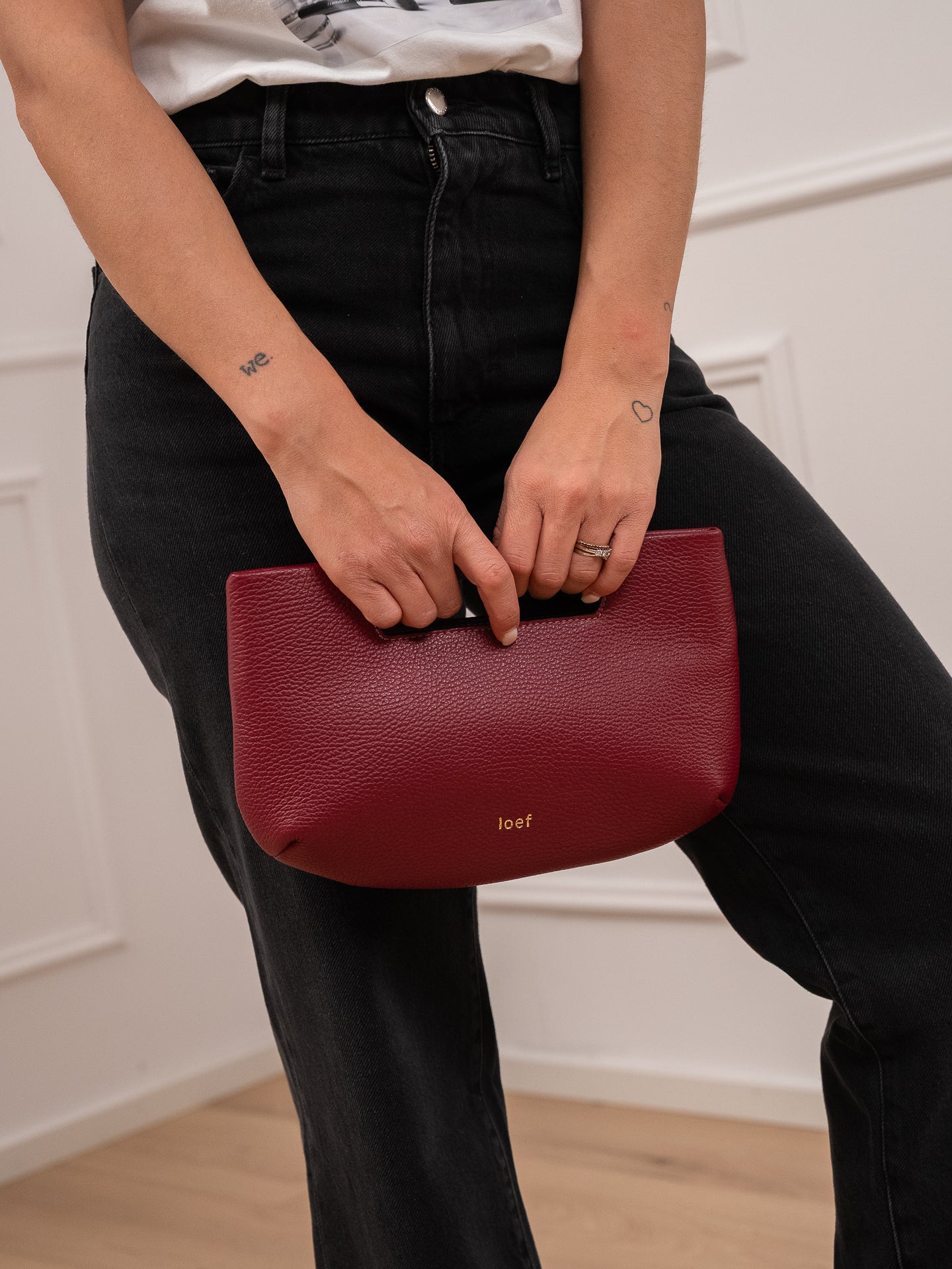 Borsa mini Dalia granata - Ioef