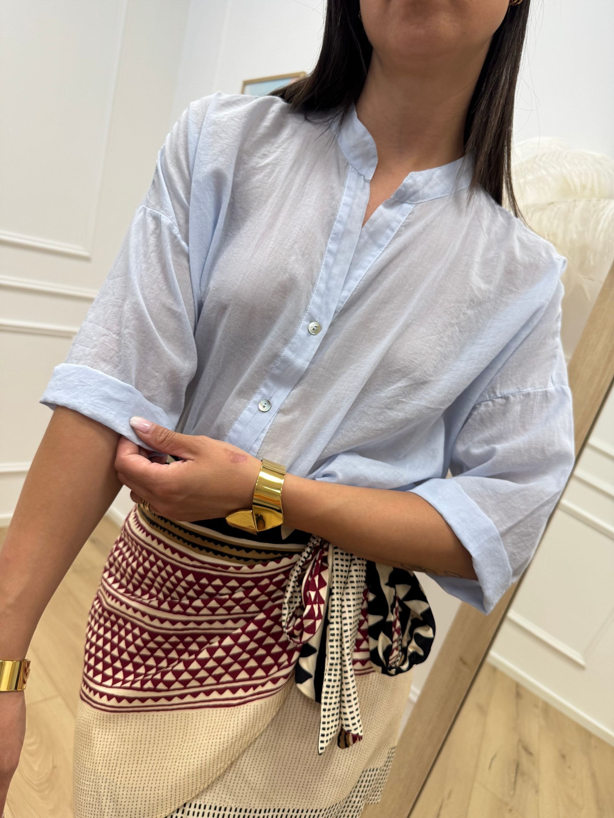 Camicia voile in mussola di cotone air - HaveOne