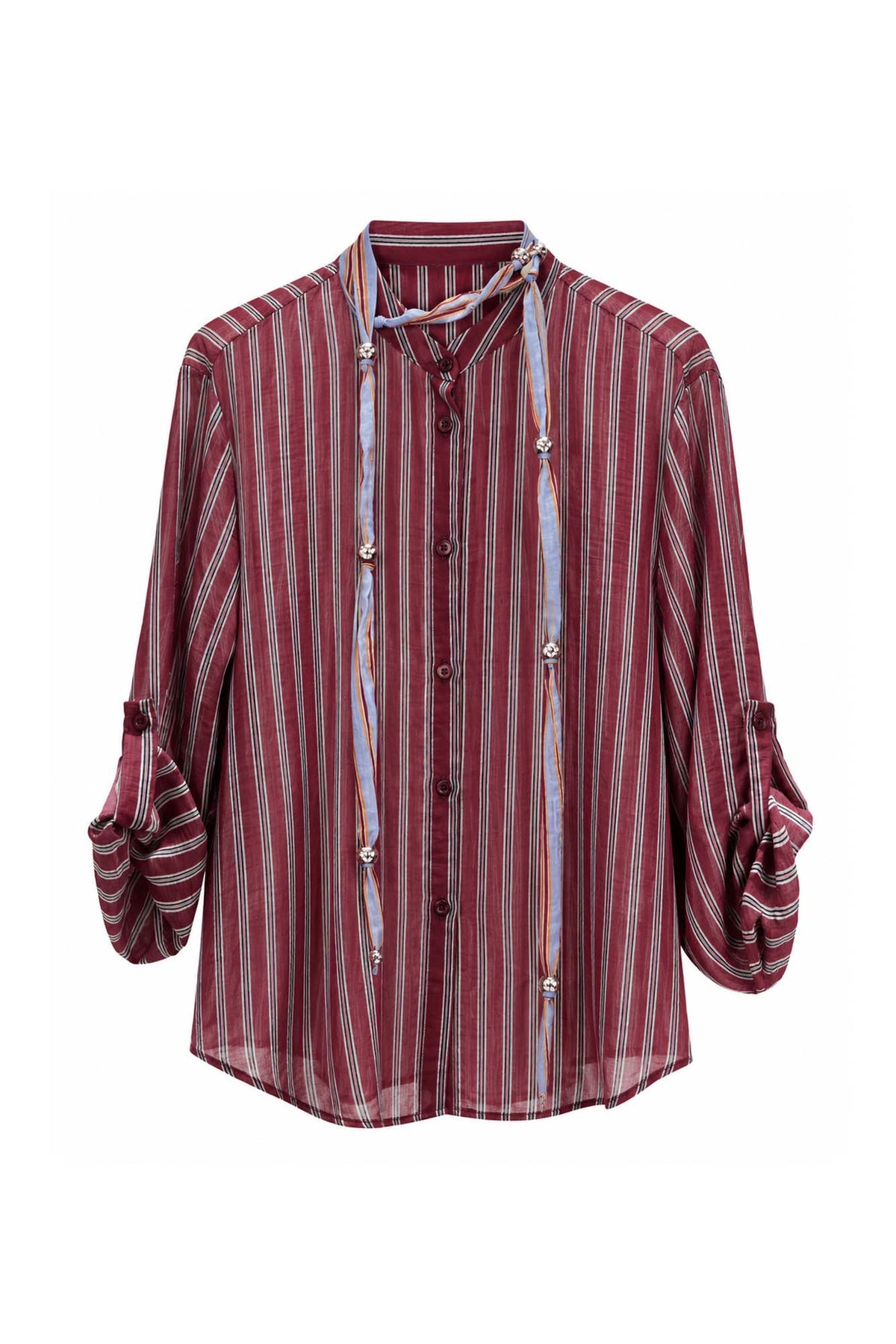 Camicia A Righe con Collana - HaveOne