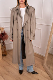 Trench Harper lungo in ecopelle - HaveOne