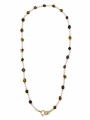 Collana Ambra micro perle e pepite - Calibro Shop