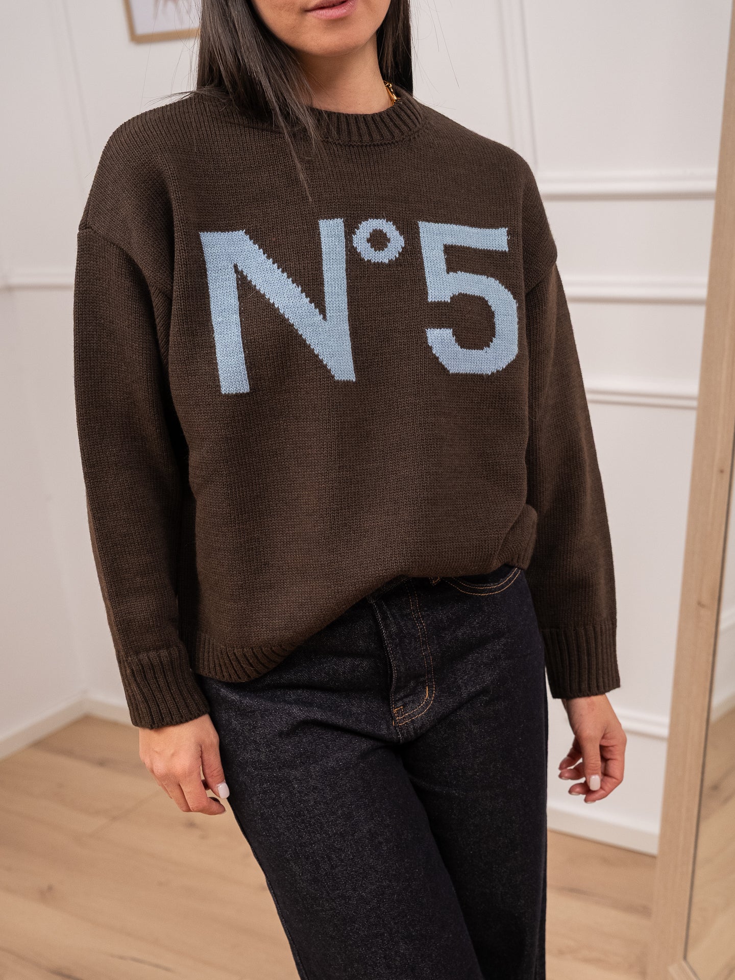 Maglia n.5 moro e celeste - Tensione In