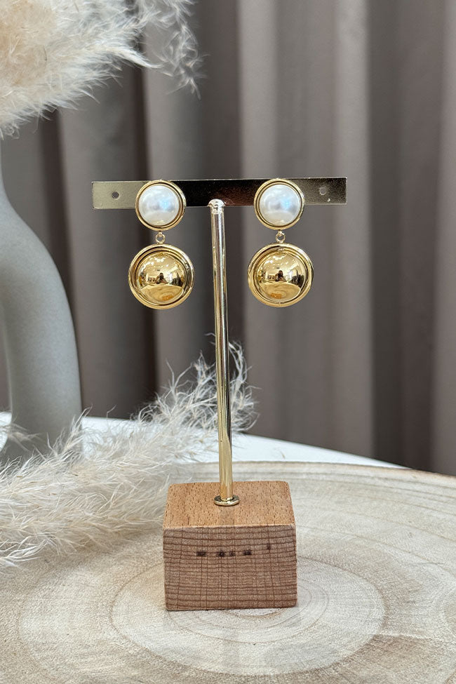 Orecchini J'adore oro e perla - Calibro Shop