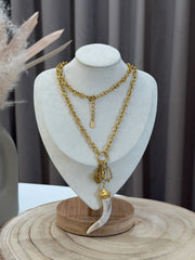 Collana corno avorio lunga - Calibro Shop