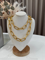 Collana maxi catena lunga oro - Calibro Shop
